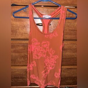 Athleta Coral Floral Tank Top